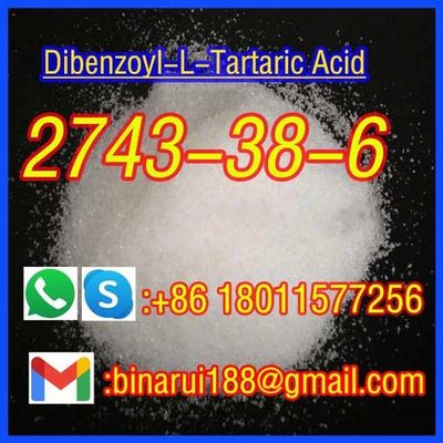 BMK Дибензойло-L-тартарная кислота C18H14O8 Дибензойло-L-тартарная кислота CAS 2743-38-6